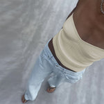 Load image into Gallery viewer, WIMBLEDOOM BANDEAU TOP
