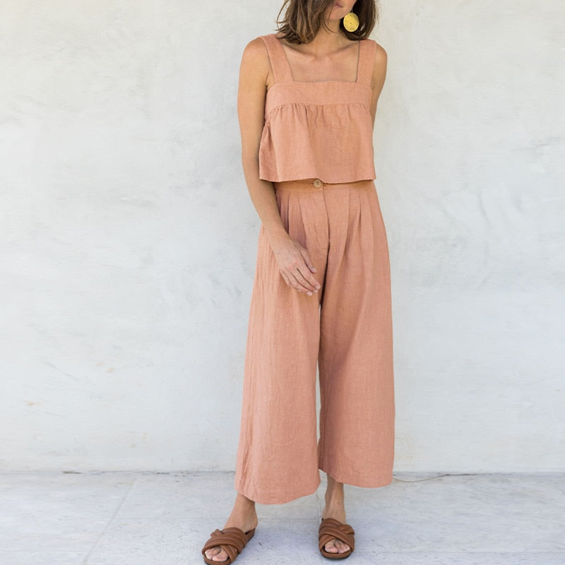 STRAND LINEN PANTS