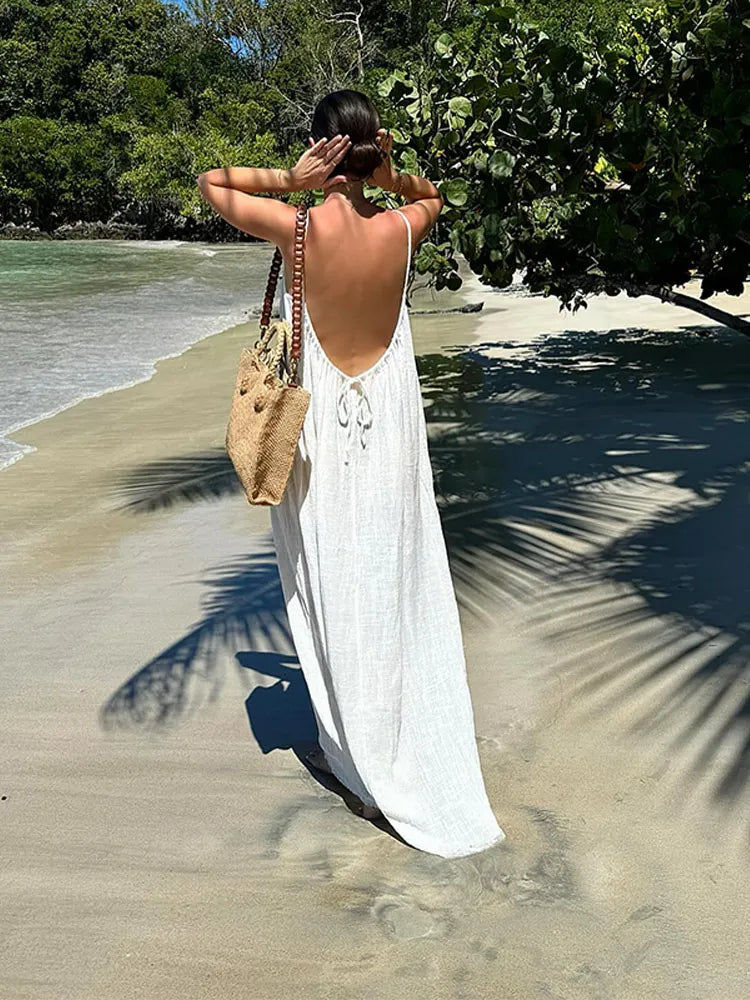 ENFIELD BACKLESS DRESS
