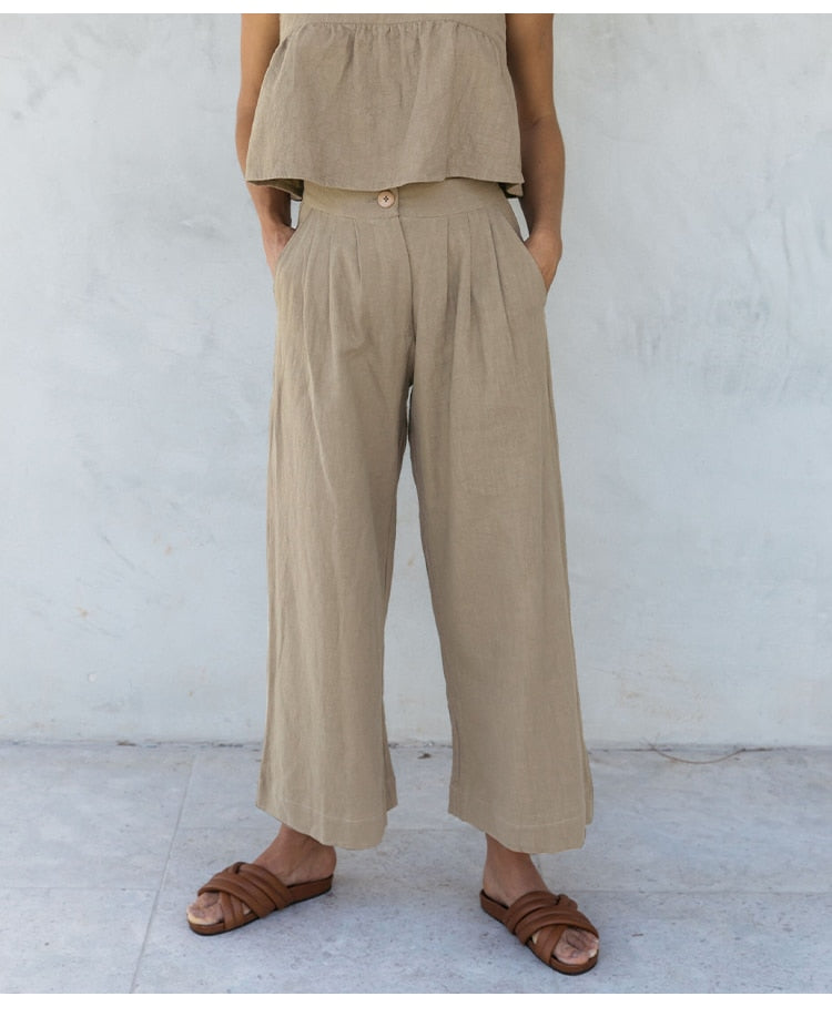 STRAND LINEN PANTS