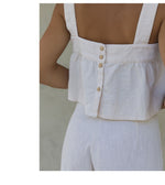 Load image into Gallery viewer, STRAND LINEN TOP

