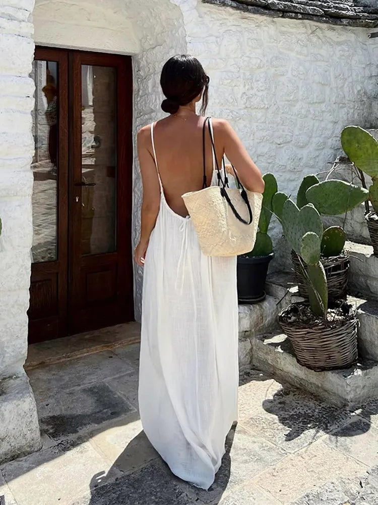 ENFIELD BACKLESS DRESS
