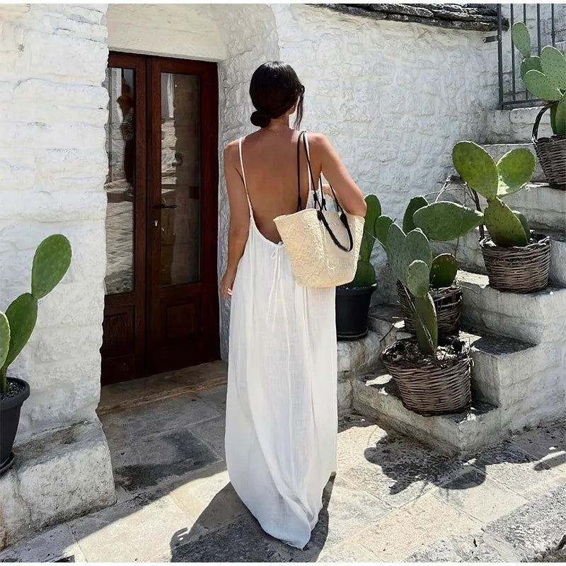 ENFIELD BACKLESS DRESS