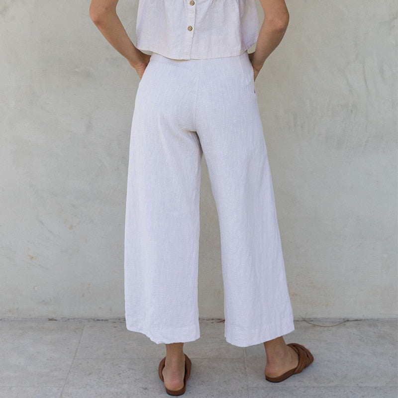 STRAND LINEN PANTS