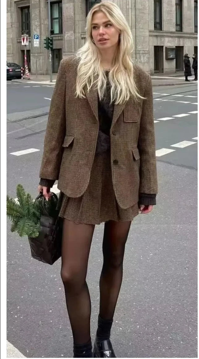 REGENT S VINTAGE OVERSIZED BLAZER SET The cotton Brand