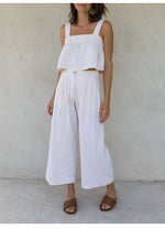 Load image into Gallery viewer, STRAND LINEN TOP
