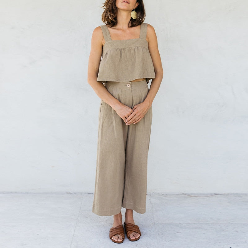 STRAND LINEN PANTS