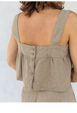 Load image into Gallery viewer, STRAND LINEN TOP
