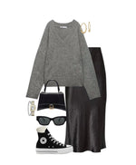 Lade das Bild in den Galerie-Viewer, WENSMINSTER SATIN SKIRT
