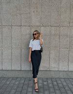 Lade das Bild in den Galerie-Viewer, WENSMINSTER SATIN SKIRT
