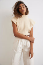 Load image into Gallery viewer, GREENWICH VILLAGE SHOULDER PADS TOP
