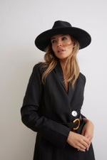 Charger l&#39;image dans la galerie, SOUTH KENSINGTON HAT BLACK
