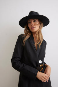 SOUTH KENSINGTON HAT BLACK