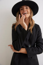 Charger l&#39;image dans la galerie, SOUTH KENSINGTON HAT BLACK

