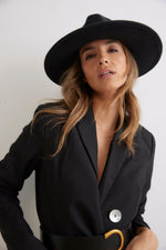 Charger l&#39;image dans la galerie, SOUTH KENSINGTON HAT BLACK
