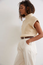 Load image into Gallery viewer, GREENWICH VILLAGE SHOULDER PADS TOP
