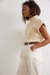 GREENWICH VILLAGE SHOULDER PADS TOP