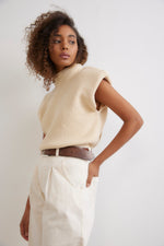 Load image into Gallery viewer, GREENWICH VILLAGE SHOULDER PADS TOP
