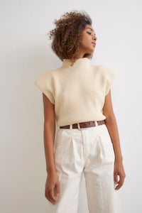 GREENWICH VILLAGE SHOULDER PADS TOP