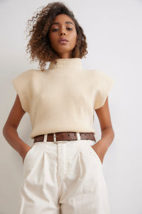 GREENWICH VILLAGE SHOULDER PADS TOP