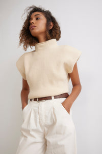 GREENWICH VILLAGE SHOULDER PADS TOP