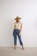 Load image into Gallery viewer, GREENWICH VILLAGE SHOULDER PADS TOP
