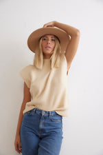 Load image into Gallery viewer, GREENWICH VILLAGE SHOULDER PADS TOP
